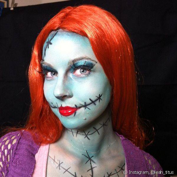 A fantasia de Sally também é ótima para o Halloween e tem feito muito sucesso (Foto: Instagram @leah_titus)